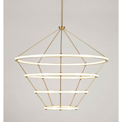 Halo Chandelier - 4 Rings